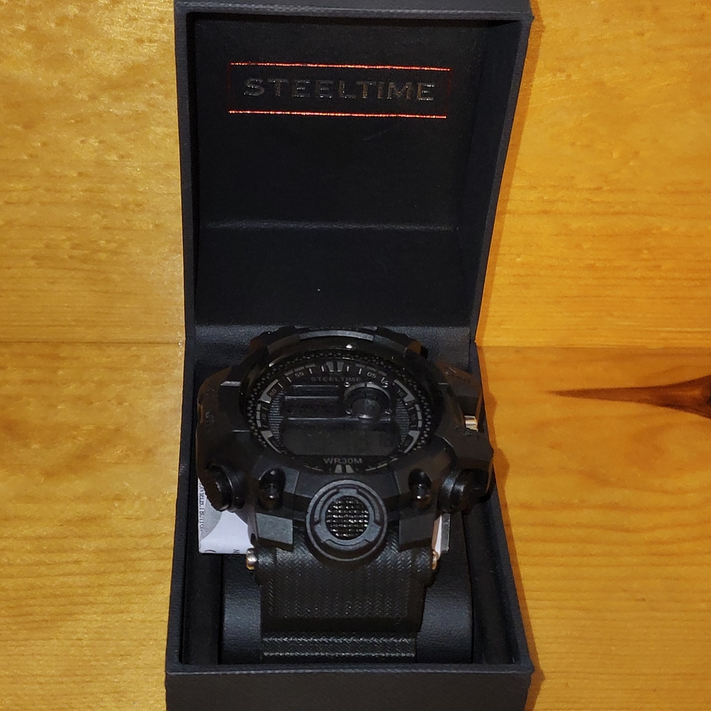 SteelTime Digital Watch